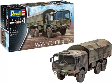 Revell, MAN 7t Milgl 6x6, Модельный комплект