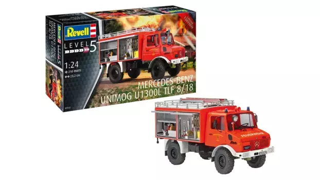 Revell Mercedes-Benz Unimog U1300L TLF 8/18