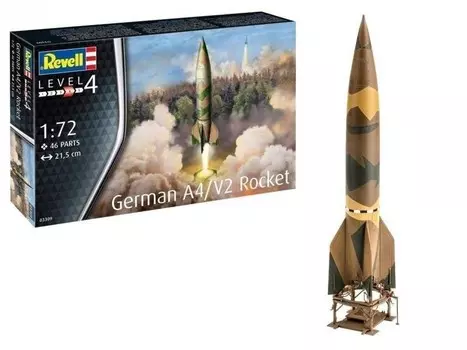 Revell, немецкая ракета A4/V2, пластиковая модель
