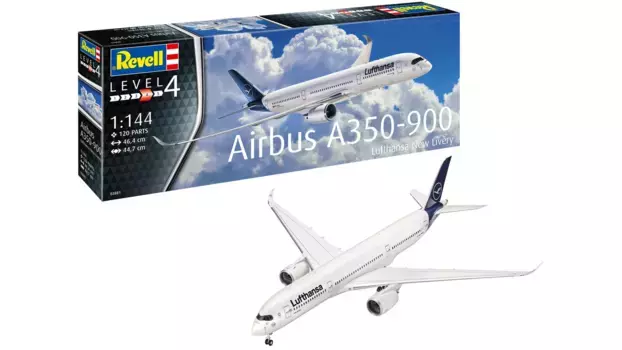 Revell Новая ливрея Airbus A350-900 Lufthansa