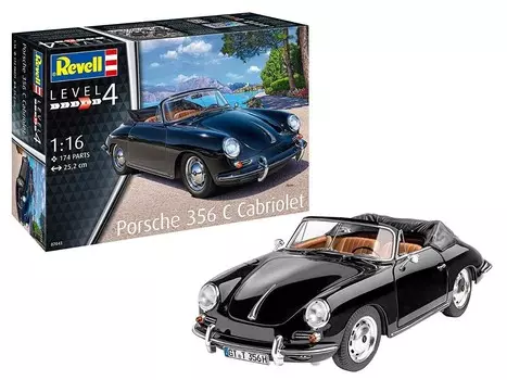Revell, Porsche 356 Converti, Модельный комплект, 10+