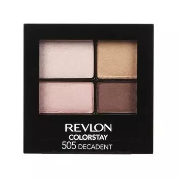 Revlon, ColorStay, 16-часовые тени для век Quad, 505 Decadent, 4,8 г