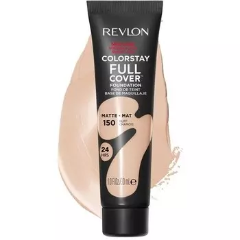 Revlon ColorStay Полное покрытие Стойкая матовая основа Устойчивая к нагреванию и поту легкая основа для макияжа 30 мл 150 Цвет желтого цвета