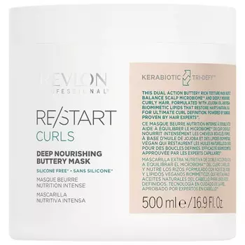 Revlon, Restart Curls Nourishing, Питательная маска для вьющихся волос, волн и локонов, 500мл
