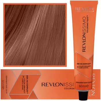 Revlon, Revlonissimo Colorsmetique, Кремовая краска для волос с комплексом Ker-Ha Care, Кремовая формула 7.45, 60 мл