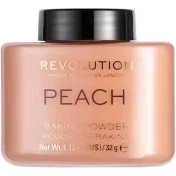 Revolution Makeup Loose Baking Powder персиковая рассыпчатая пудра для лица, 32 г