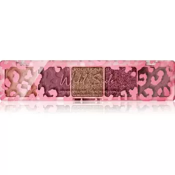 Revolution Pro Glam, Палитра теней для век, оттенок Rose Gold Leopard, 5,5 г