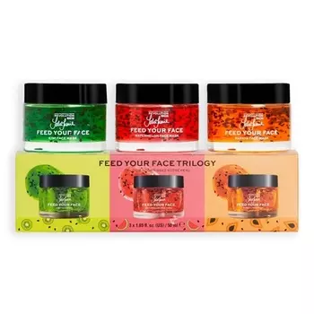 Revolution Skincare X Jake Jamie Fruity Mask Трио масок для лица с арбузом, киви и папайей