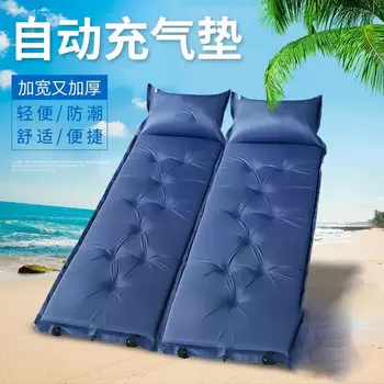 Revos автоматический надувной матрас для улицы, пикника, кемпинга, утолщенный коврик для сна, матрас для обеденного перерыва, влагостойкий коврик LL8, серый, синий