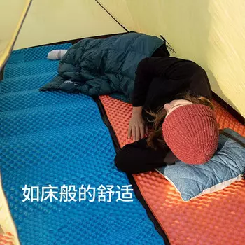 Revos открытый одиночный лоток, складной влагостойкий коврик для кемпинга, утолщенный напольный коврик, коврик для ворса, палатка, гнездо, портативный LL7, синий
