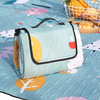 Revos Pad утолщенная ткань для пикника, коврик для кемпинга и пикника, портативный коврик для сна на весну и прогулку,, трехслойный стеганый коврик