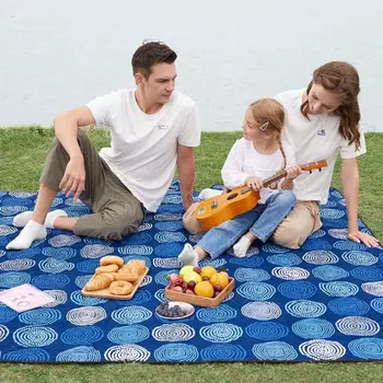 Revos уличный коврик для пикника весенняя прогулка трава влагостойкий коврик коврик для пикника кемпинг пляжный коврик принадлежности для оборудования LL8 светло-серый