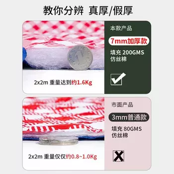 Revos утолщенный коврик для пикника толщиной 7 мм, влагостойкий коврик, очень большой коврик для пикника с травой на открытом воздухе, весенний коврик для пикника, коврик для кемпинга, внутренний коврик LL82 * 2 метра