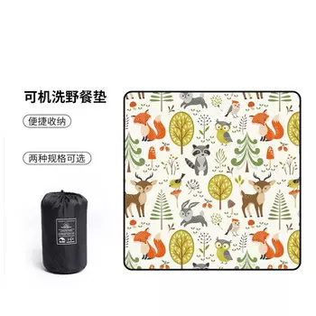 Revos утолщенный коврик для пикника, влагостойкий коврик, коврик для кемпинга на открытом воздухе, портативный тканевый коврик для пикника, подушка LL8, светлый цвет, этнический стиль