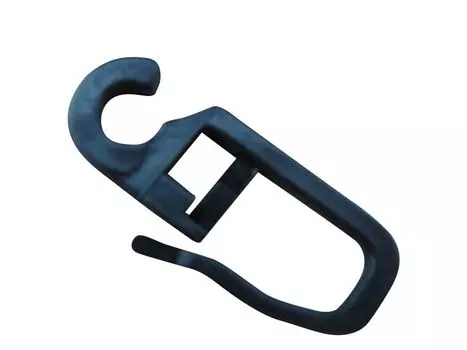 Rewaga Упаковка из 2500 крючков-клипс, крючки для штор, ушко 5 мм – прозрачное rewagi, черный