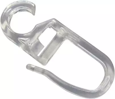 Rewaga Упаковка из 5000 крючков-клипс, крючки для штор, ушко 6 мм – матовый хром rewagi, прозрачный