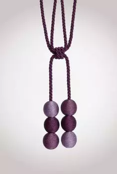 Rewagi, 2 шт. Стержень из PLEXI - прозрачный, длина аксессуаров для штор: 75 см bandex, фиолетовый