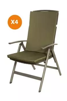 Rewagi упаковка из 10 крючков-клипс, ушко для крючка для штор 6 мм – матовый хром Setgarden, зеленый