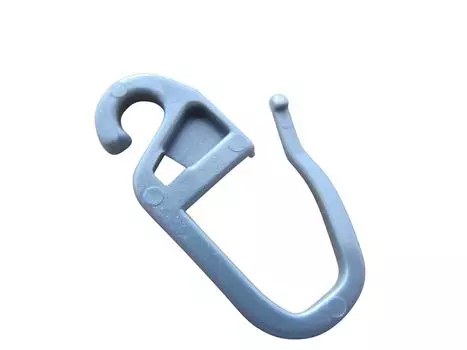 Rewagi упаковка из 500 крючков для штор, плиссированная петелька 4 мм, матовый хром, серебро