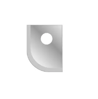 Реверсивный нож с цельным твердосплавным выпуклым радиусом Арт. 172, размеры (мм): R12 Briani