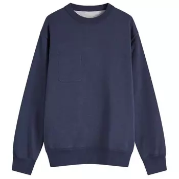 Реверсивный свитшот Oliver Spencer, цвет midnight