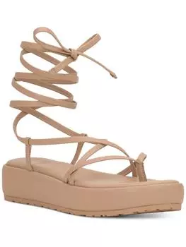 Rexile женские сандалии на плоской подошве с ремешками и стрингами INC, цвет nude smooth