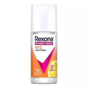 Rexona Роликовый витамин + Bright Vit C + антиперспирант против пятен 45 мл. , Orange
