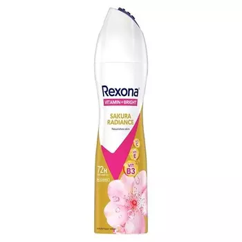 Rexona Спрей-антиперспирант Витамин + Bright Sakura Radiance 135 мл. Новости, Pink