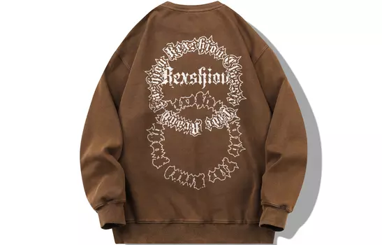 REXSHION Толстовка унисекс, Черный/Серый