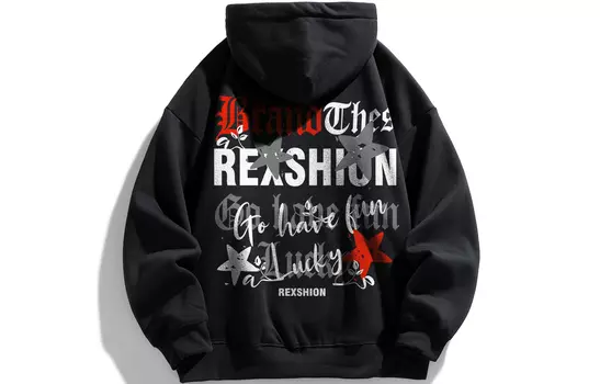 REXSHION Толстовка унисекс, Круглый вырез Белый