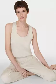 Резервуар для йоги Гайя Sweaty Betty, бежевый