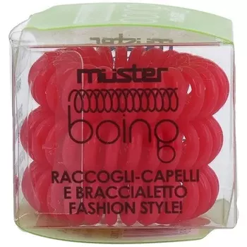 Резинка для волос Boing Box 3U, черная — упаковка из 71065, Muster