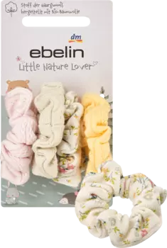 Резинки для волос из органического хлопка 4 шт. ebelin