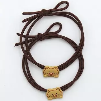 Резинки для волос, Kawaii Teddy Bears, Коричневые, 2 шт Inna Marka