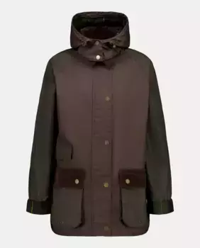 Резиновая парка с женскими нашивками Lloyd's, коричневый