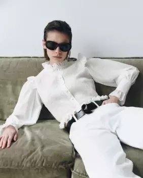 Резиновая рубашка Sfera, белый