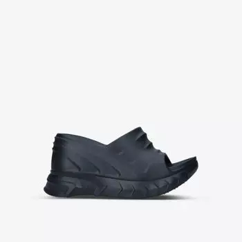 Резиновые босоножки Marshmallow на танкетке Givenchy, черный