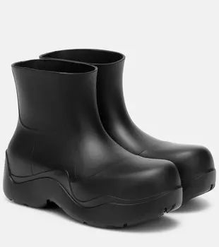 Резиновые ботильоны Puddle Bottega Veneta, черный