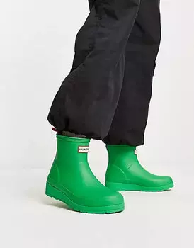 Резиновые ботинки Hunter, зеленый