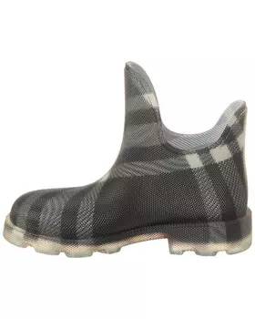 Резиновые ботинки в клетку Burberry Marsh в винтажную клетку, черный