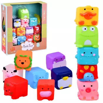 Резиновые игрушки для ванной ANIMALS 12 шт ZA2813 Inna marka