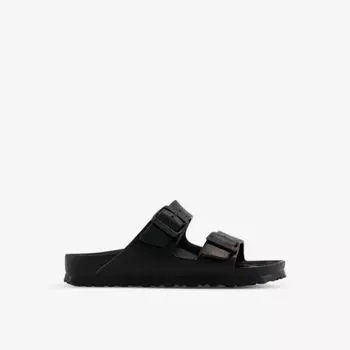 Резиновые сандалии Arizona с двумя ремешками Birkenstock, черный