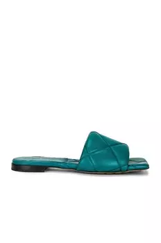 Резиновые сандалии BV Lido Bottega Veneta, цвет Duck Green