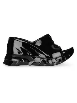 Резиновые сандалии Marshmallow Givenchy, черный