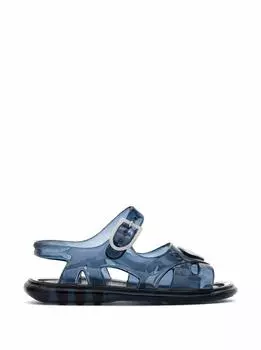 Резиновые сандалии с логотипом EMPORIO ARMANI