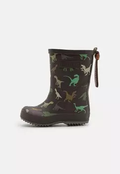 Резиновые сапоги Basic Boot Unisex Bisgaard, цвет brown dino