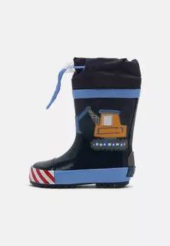 Резиновые сапоги BAUSTELLE Playshoes, цвет bleu