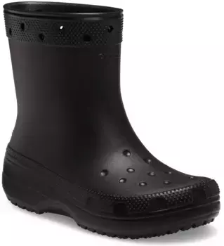 Резиновые сапоги Crocs "Classic Boot", слипоны, ботинки, слипоны, черный