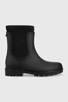 Резиновые сапоги до щиколотки Rain Boot Tommy Hilfiger, черный