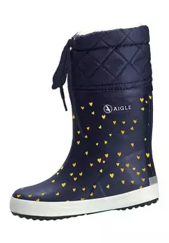 Резиновые сапоги GIBOULEE PT2 Aigle, цвет dunkelblau gold